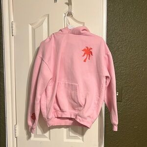 Pink Palm Tree Hoodie